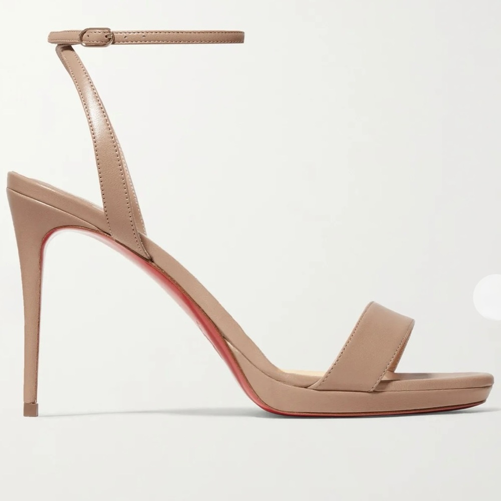 Christian Louboutin Loubi Queen 100mm Nude